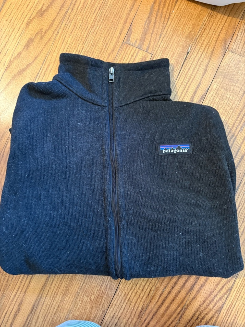 Patagonia Black Full-Zip Fleece Pullover